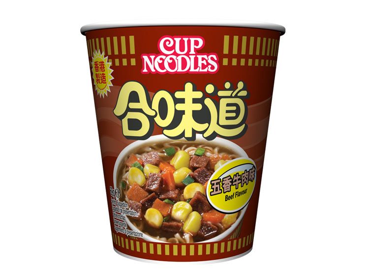 K B Nissin Cup Noodles Beef Flavour G L Kre Instant Nudler Til