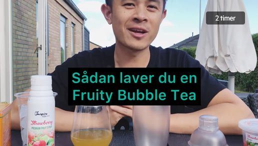 bubble tea opskrift fruity