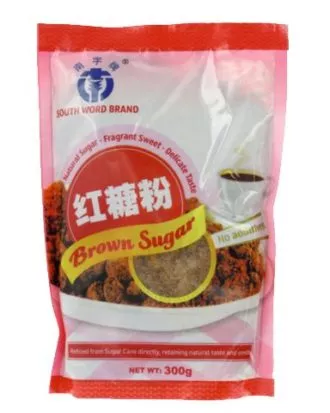 Brown Sugar (brunt sukker fra sukkerrør) South Word 300 g.