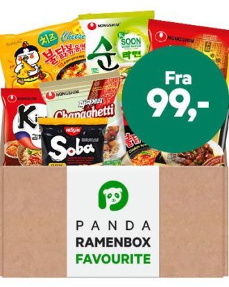 Panda RamenBox Favourite - Op til 8 Bedst Sælgende Ramen Kit