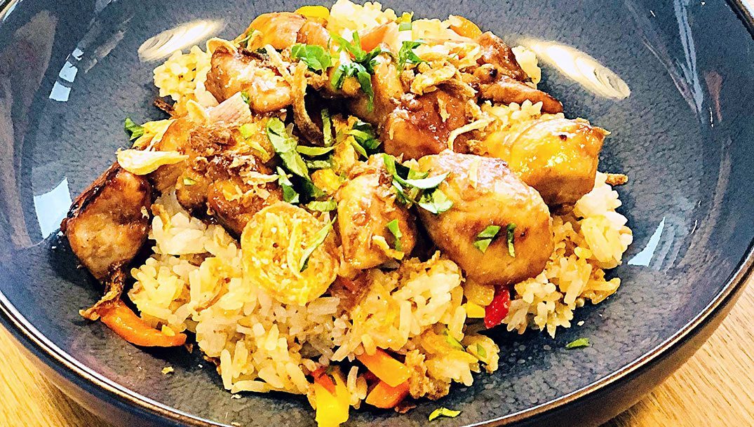 Stegte ris med kylling – Hoisin Marineret Opskrift
