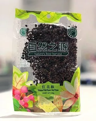 Sichuan Wild Pepper Red Whole Natures Best 50 g.