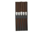 Spisepinde Sæt Dark Brown 5 par Tokyo Design