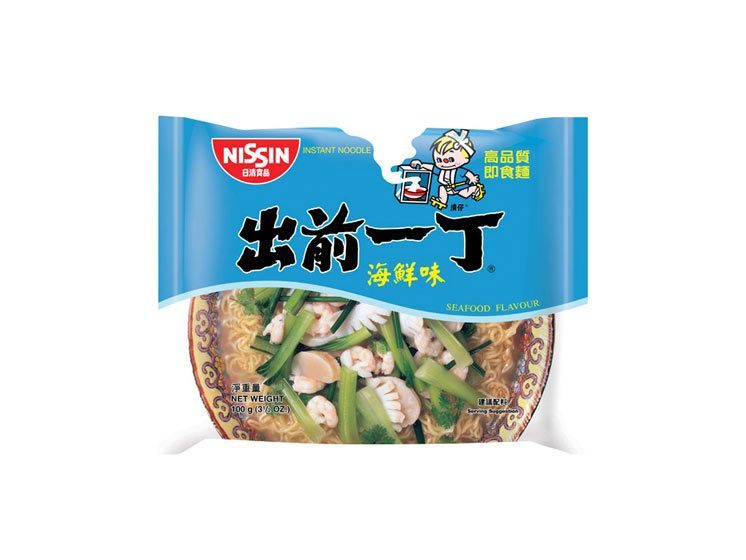 Nissin Instant Noodle Seafood Flavour HK 100 g.
