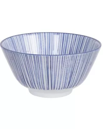 Risskål Nippon Blue Bowl Lines Tokyo Design Studio Ø12 cm.