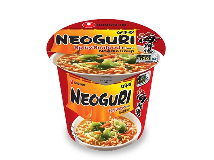 Nongshim Neoguri Seafood and spicy Cup noodles 62 g. - Instant nudler & kopnudler
