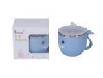 Drinking Cup for Kids (Blue) Wheat Fiber & Stainless Steel
