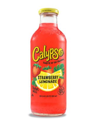 Calypso Strawberry Style Lemonade 473 ml.