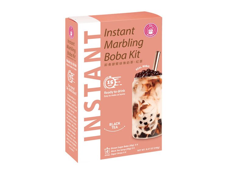 Køb O's Instant Marbling Boba Kit Black Tea 4x60 g. → Gratis fragt og