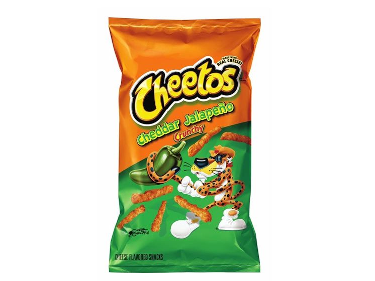 Køb Cheetos Cheddar Jalapeno Crunchy USA 226 g. → Dansk ←