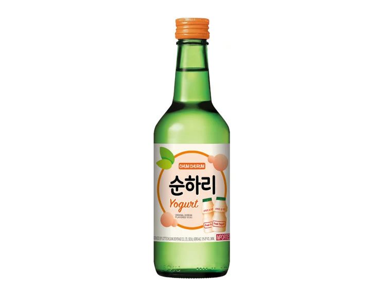 Soju Yoghurt Chum Churum 12% 360 ml. - Spiritus, Vin & sake
