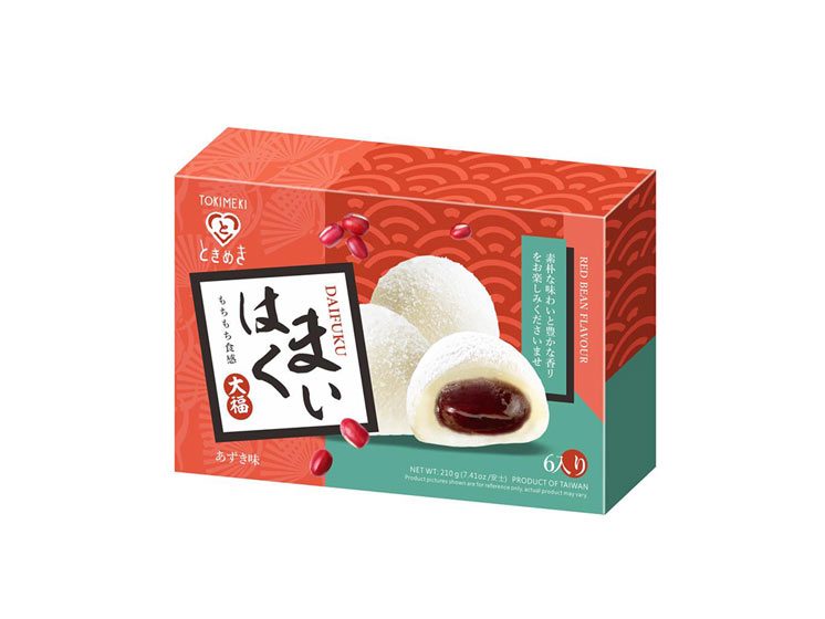 Mochi Tokimeki Daifuku Red Bean 210 g. - Mochi