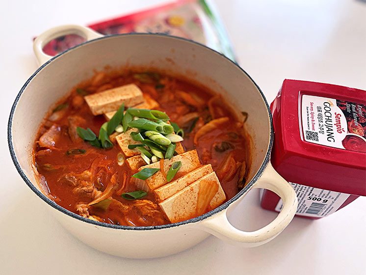 kimchi jjigae stew opskrift