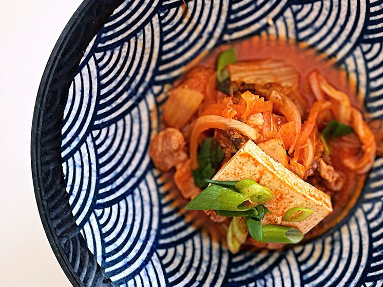 kimchi jjigae stew opskrift