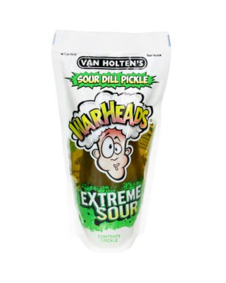 Van Holten's warheads extreme sour pickle 140 g.