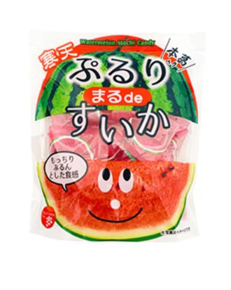Tsuyama Purpuri Watermelon Mochi Candy 120 g.
