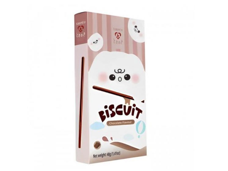 TokiMeki Biscuit Stick Choco Flavour 40 g. - Kiks og kager