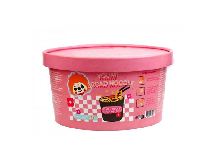 Youmi Instant Broad Cup Noodle Creamy Carbonara 112 g. - Instant nudler & kopnudler