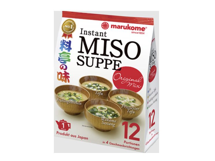 Marukome Instant Miso Soup 57 g. (3 portioner) - Miso paste (misu pasta)