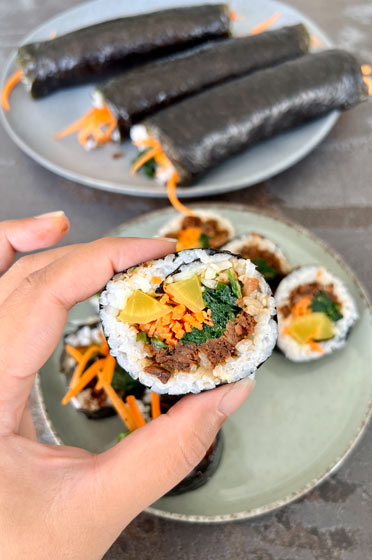 kimbap (gimbap) opskrift