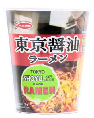 Acecook Ippin Instant Noodles Cup Shoyu 73 g.