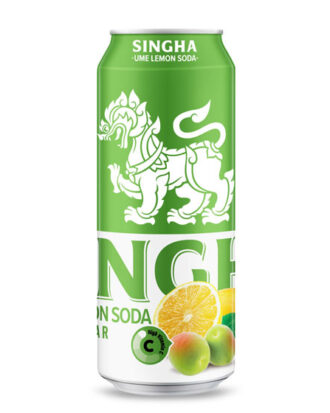 Singha Ume Lemon Soda Zero Sugar 330 ml.