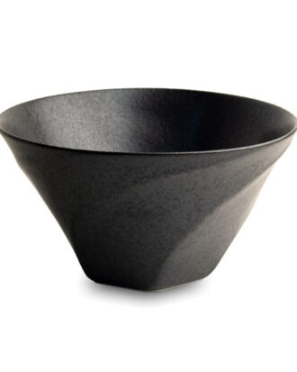 Bowl Black 19,5 cm – Sort skål til ramen, supper og servering