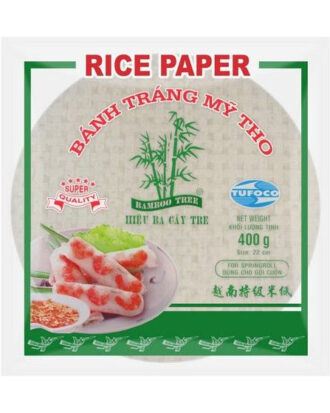 Vietnamesiske rispapir ø22 cm 400 g. Runde