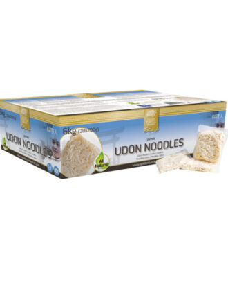 Golden Turtle Brand Fresh Udon Noodles 6 kg (30 X 200 g.)
