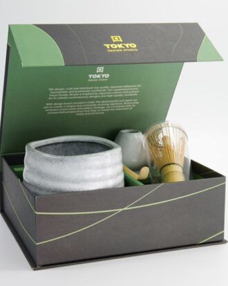 Matcha Gavesæt Grå – Teceremoni i 4 dele