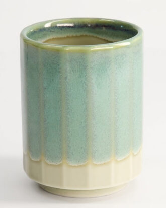 Craft Cup 300 ml White/Aqua – Japansk Designkop i Keramik