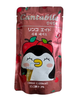 Cantabile Apple Ade – Koreansk pouch-drik 190 ml