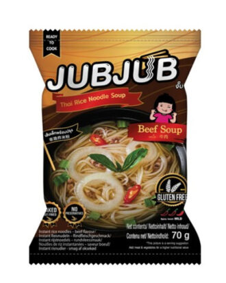 JubJub Beef Thai Rice Noodle Soup 70 g.