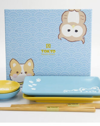 Kawaii Sushi Gavesæt Shiba Owl