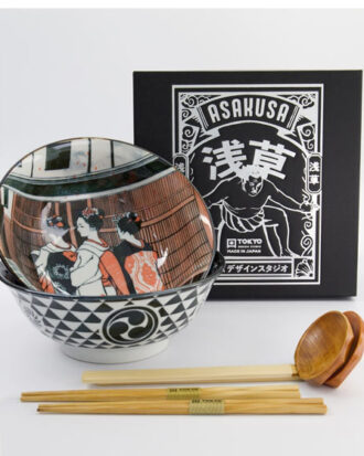 Asakusa Ramen Gavesæt 6-dele 20.5 cm – Japansk design