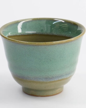 Craft kop grøn 8x6 cm – Keramikkop 150 ml