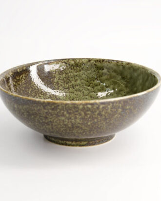 Shinryoku Green ramen skål 21.3 cm – Japansk keramik