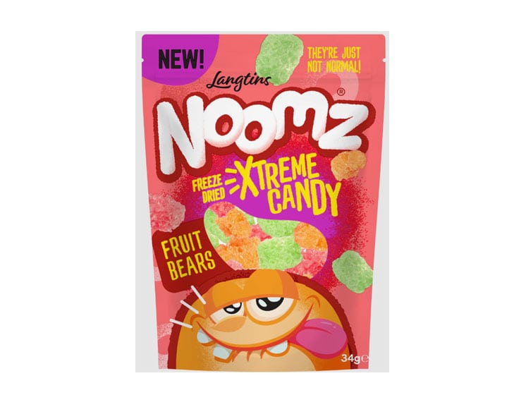 Noomz Freeze Dried Sweets Fruit Bears 75 g. - Slik og søde sager