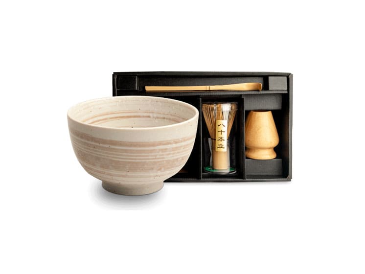 Matcha sæt Hakemekobiki Ø13 cm - Gavesæt og æsker