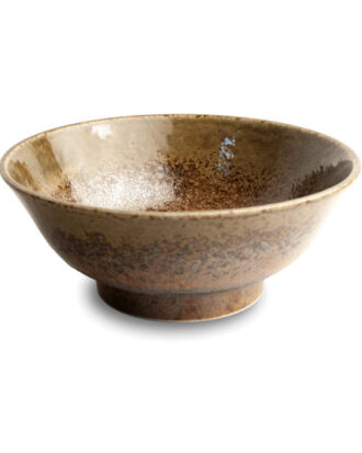 Ramen skål Ø21 cm brun stentøj