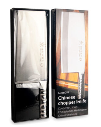 Kinesisk chopper kniv 32,5×10 cm – Skarp, kraftfuld og alsidig