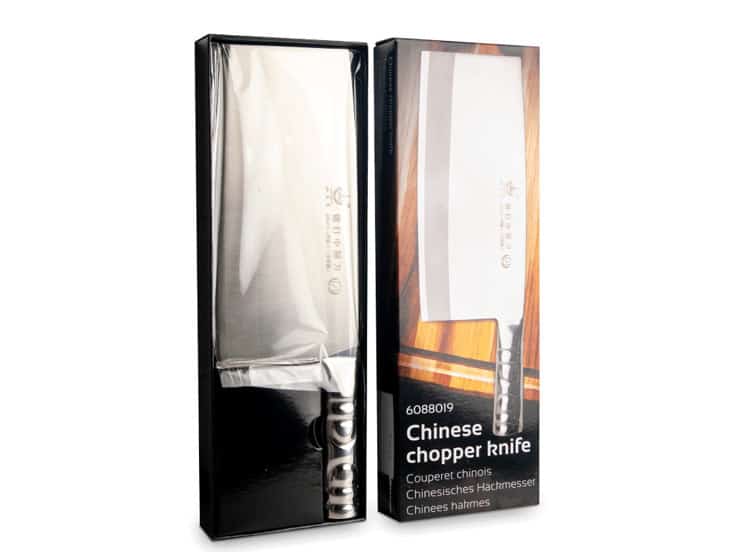 Kinesisk chopper kniv 32,5×10 cm – Skarp, kraftfuld og alsidig - Køkkenkniv