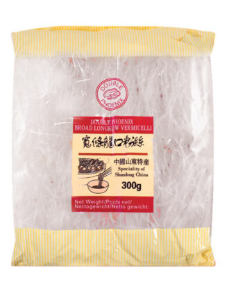 Double Phoenix Brede Longkow Vermicelli Glasnudler 300 g.