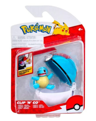 Pokémon - Clip N Go Squirtle med Lure Ball