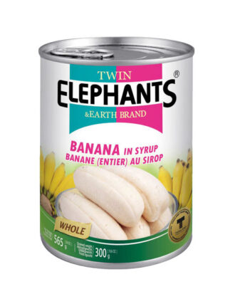 Twin Elephants Banana in Syrup 565 g.