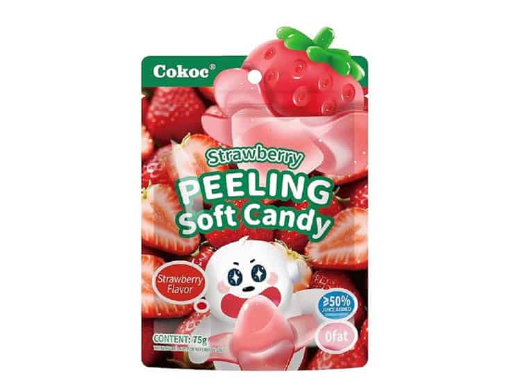 Cokoc Peeling Soft Candy Strawberry 75 g. - Slik og søde sager