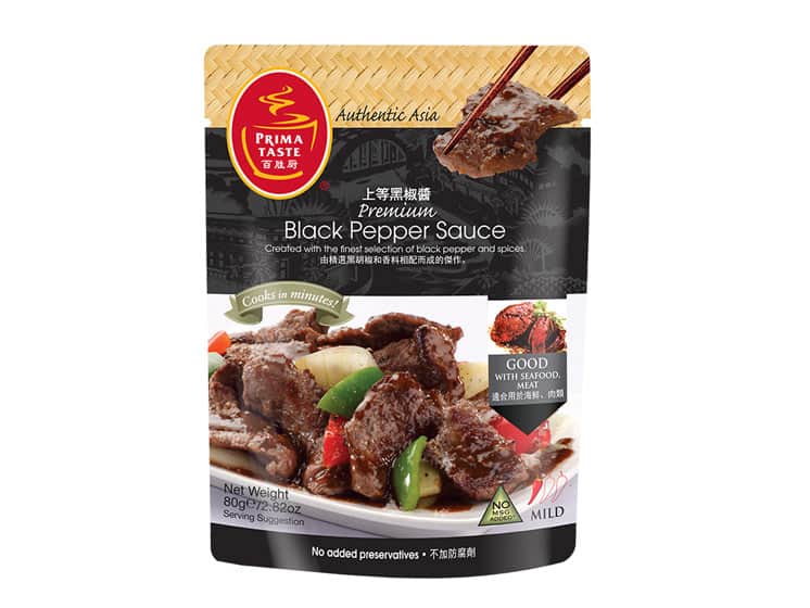 Prima Taste Premium Black Pepper Sauce 80 g. - Andre saucer