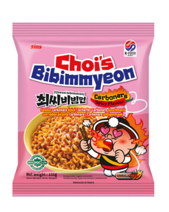 Choi's Bibimmyeon Instant Ramen Carbonara Spicy Flavour 131 g.