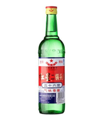 Beijing Red Star Spirit Er Guo Tou Jiu 56% Alc. 500 ml.