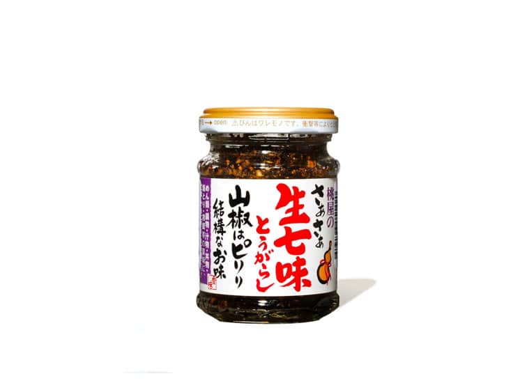 Momoya Nama Shichimi Togarashi seven spices chili oil 55 g. - Olie